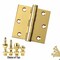 Embassy 3 x 3 Solid Brass Hinge, Polished Brass Finish with Ball Tips 3030US3B-1 - alternate 6